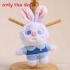 Nick Zootopia Cartoon And Judy Plush Keychain For Girls Backpack Decoration