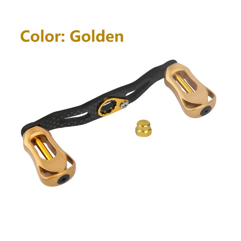LETOYO Fishing Wheel Handle Replacement Double Rocker Arm Grip Handle Baitcast Reel Crank Arm Modified Accessories for Spinning