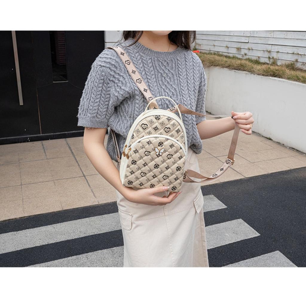 Сумка через плечо с принтом в стиле ретро, многофункциональная школьная сумка, повседневные рюкзаки большой вместимости