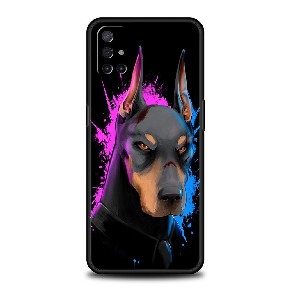 Чехол для телефона с изображением добермана для Oneplus 13R 13 12R 11 10T 10R Nord N100 N200 N10 10 9 9R 9RT CE 3 2 Z Pro 5G Мягкий ТПУ чехол Fundas