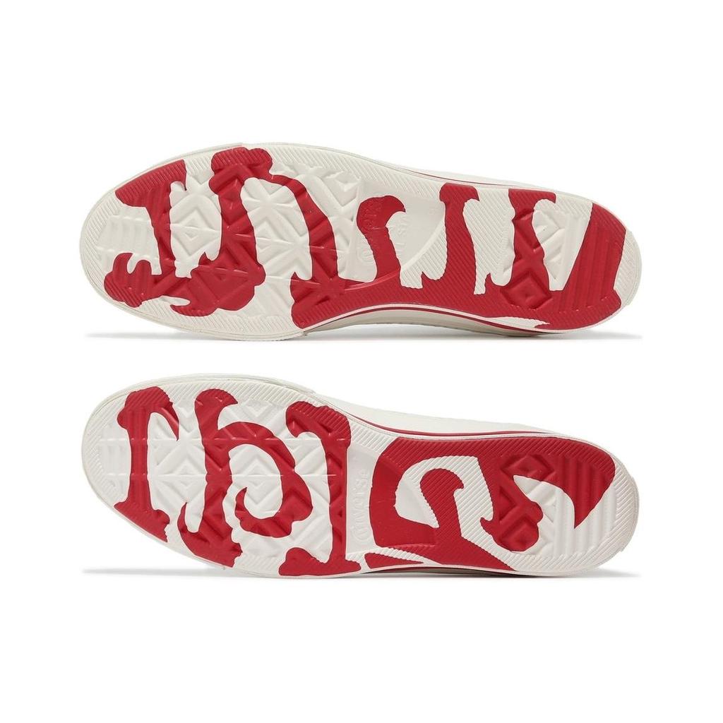 Converse Кроссовки унисекс Chuck 70 с двойным кружевом High Year of the Dragon Cream Egret Red A08701C