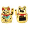 gold Car Dashboard Auspicious Ornament Travel Souvenir Cat Decor  Car Interior Decoration