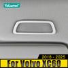 Для Volvo XC60 2018 2019 2020 2021 2022 2023 2024 2025 Нержавеющая крыша автомобиля Передние аудио динамики Рамка Отделка Декоративные наклейки