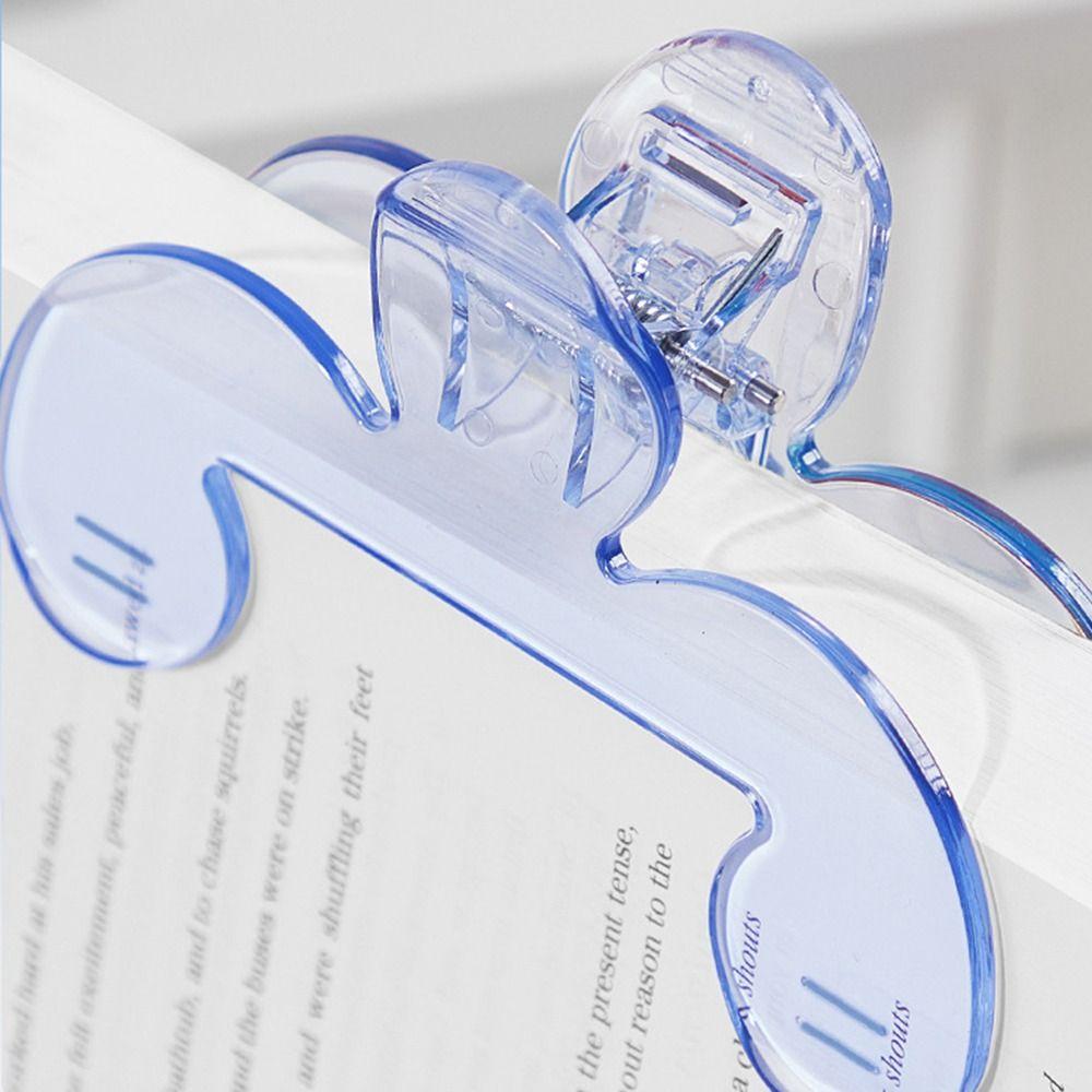 12° Support Angle Reading Book Marker Clip Anti-slip Book Page Holder  For Student Reading