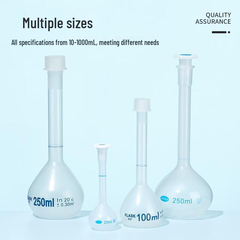 BKMAMLAB Polypropylene Volumetric Flask