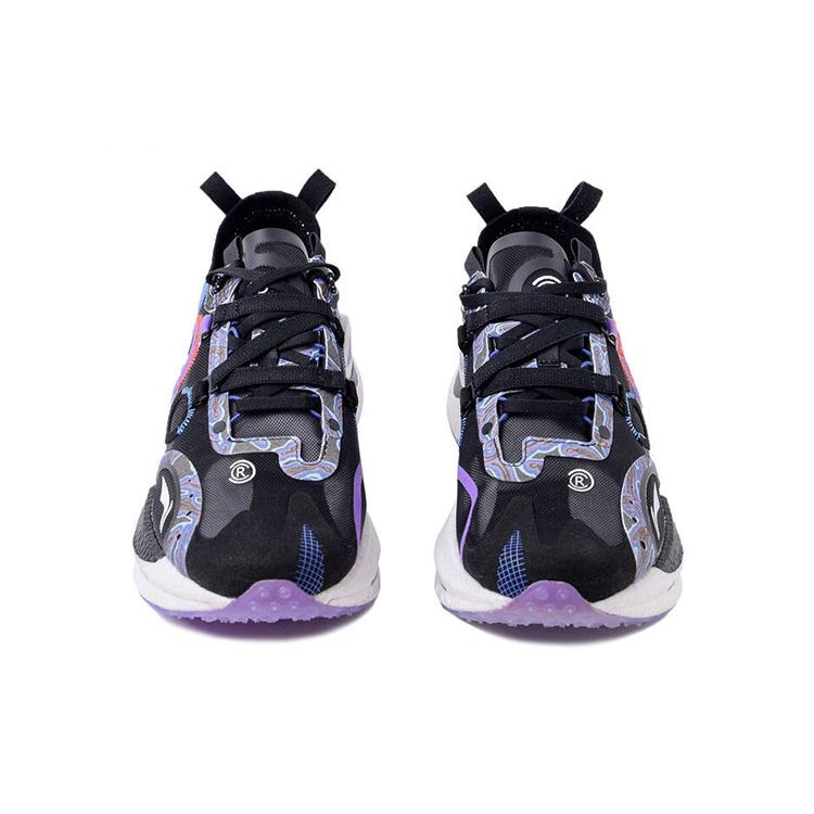 Li Ning Absolute Shadow CRC удобные повседневные амортизирующие нескользящие износостойкие балансирующие низкие кроссовки для бега мужские кроссовки ARHR087-1