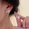 Многоцветные серьги с цирконием для женщин и девочек, элегантные, богато украшенные, креативные, геометрические, с бабочкой, для помолвки, вечерние ювелирные изделия, подарки, предотвращают аллергию