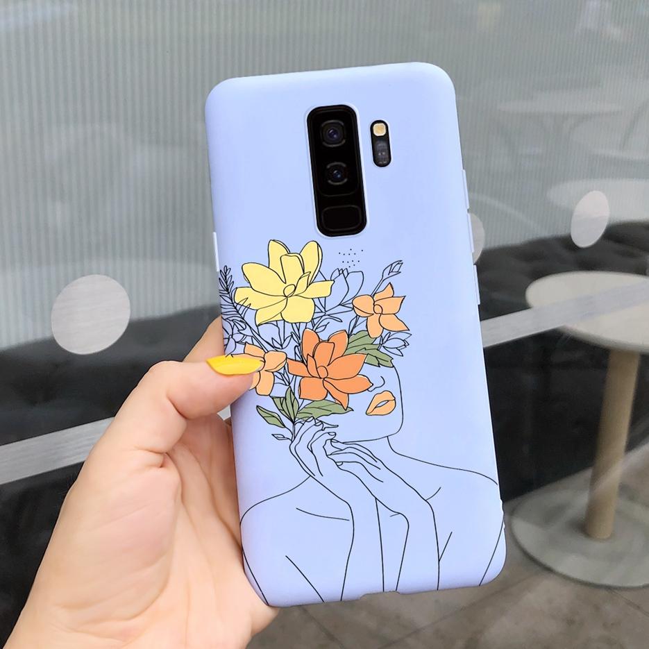 Чехол для Samsung Galaxy S9 Plus S9+ G965F Милый Конфетный Расписной Fundas Матовый Чехол для Samsung S9 S9+ S 9 Plus Чехол для Телефона Мягкие Сумки