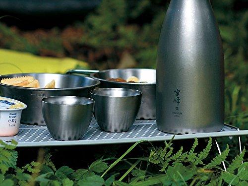 Snow Peak TW-020 Titanium Sake Cup - Lightweight, for Japanese Sake (Cold Sake), Outdoor Use