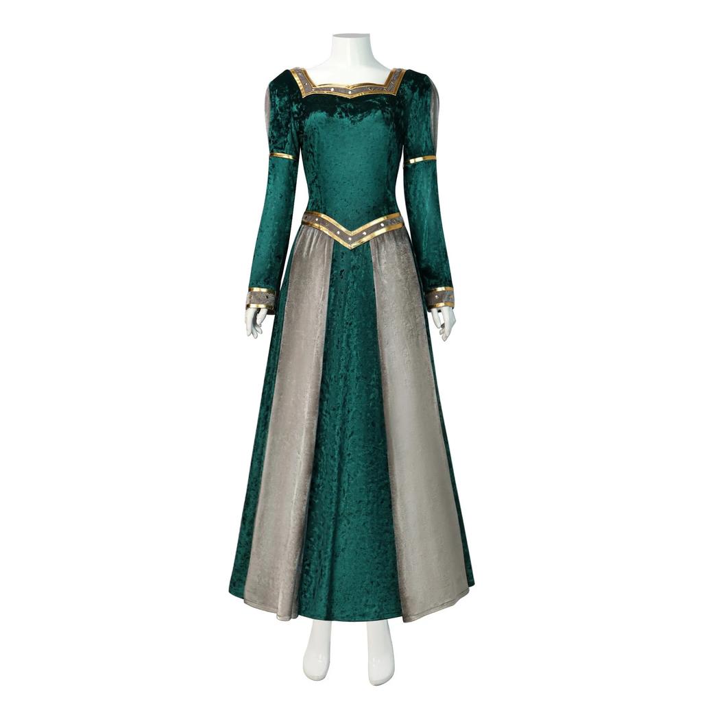 Disfraz Fiona Princess Cosplay Costume Women Dress Halloween Carnival Party Outfits