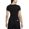 Nike T Shirts Women's Black Crew Neck Moderate Other HF8820-010