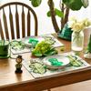 Bufflao Plaid Shamrock St. Patrick's Day Placemats Set of 4, 12x18 Inch Seasonal Spring Table Mats for Party Kitchen Dining Decoration