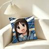 A-Azumanga Daioh Anime  Square Double-Sided printed Pillow Case Bedroom Bedside Pillow Sofa Cushion Cover
