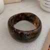 Irregular Chunky Bangles Thick Lady's Bracelet Vintage Resin Acrylic Bracelets  Gifts