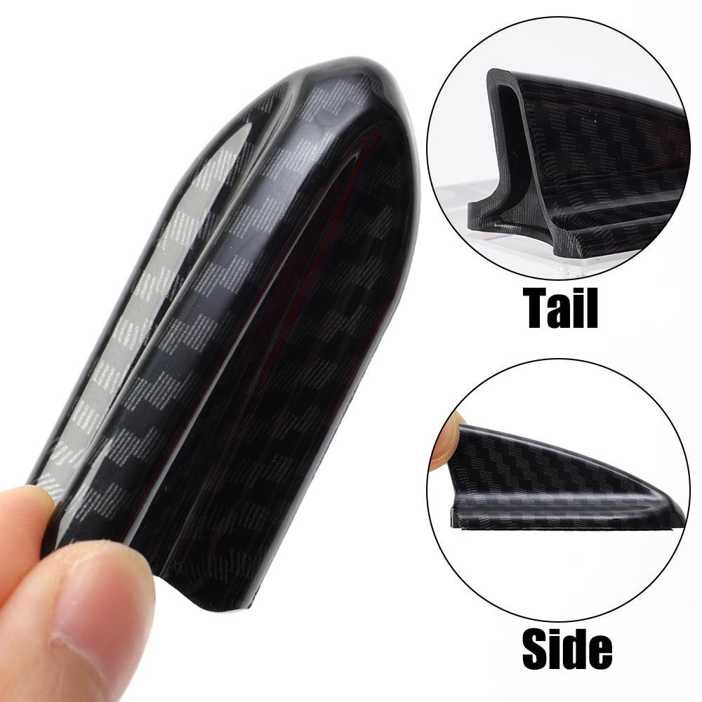 Крыша автомобиля Акульи плавники Наклейка Универсальная Автоматическая Модификация Аксессуары Акульи плавники Спойлер Крыло Антенна Клейкая Украшение