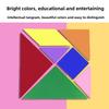 Educational Wooden Tangram Puzzle For Children With Colorful Blocks And Learning Fun