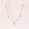 Vintage Stainless Steel Zircon Star Charms Necklaces For Women Elegant Luxury 18k Gold Plated Chain Necklace Choker Jewelry