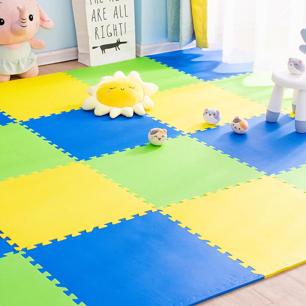 20 Pieces Baby Puzzles Floor Carpet Interlocking Exercise Non-slide Foam Educational Play Mat Home Living Room