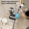 Wall Mounted Shower Head Holder Suction Cup Sprayer Fixed Base  Bathroom Accessories