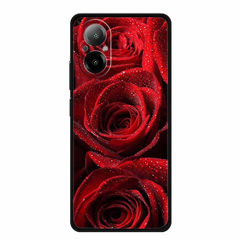 Для Realme C67 4G Чехол Роскошный Мягкий Силикон ТПУ Чехлы для Телефона Задняя Крышка Для RealmeC67 C 67 4G RMX3890 Ударопрочный Любовь Милый funda