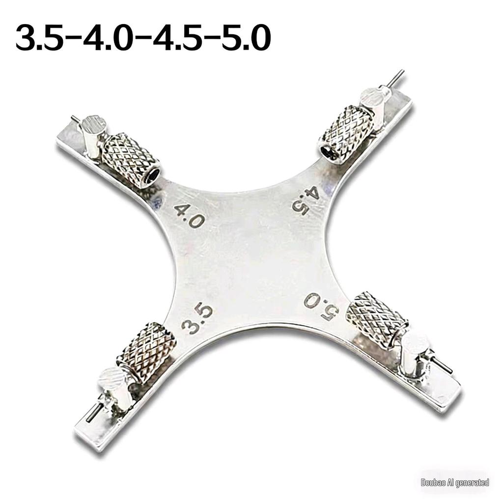 Линейка для измерения высоты брекетов с маркировочным маркером - Нержавеющая сталь