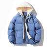 Winter Cotton Coat Popular Men's Thick Cotton Coat Women's Hooded Couple's Coat Simple Color Matching Warm