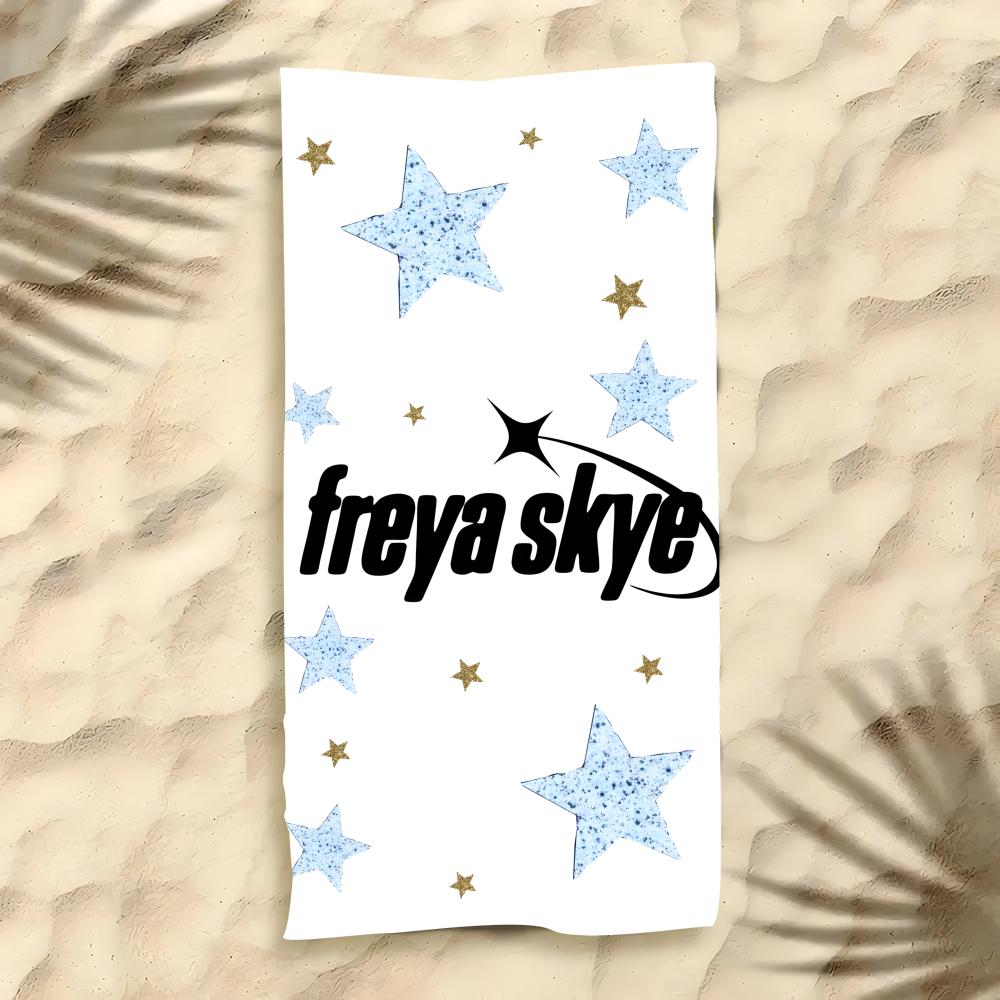 F-Freya Skye Полотенце Полиэстер Пляжное Полотенце Быстросохнущее Без Песка Банное Полотенце Для Лета Бассейна Путешествий Отпуска