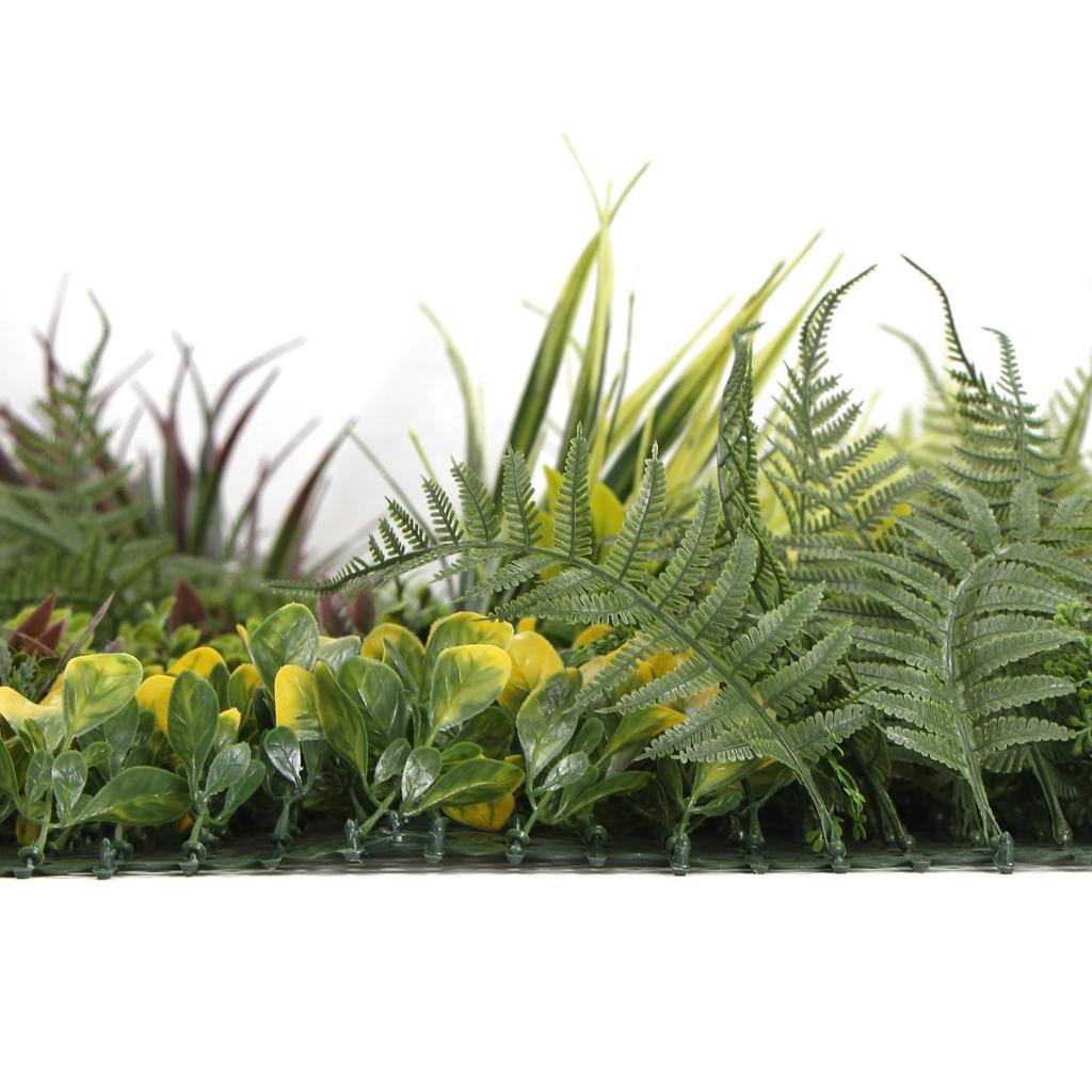 ULAND Artificial Greenery 1m x Wall Green Wall Greening Background Decoration Artificial Hedge Boxwood Panel Artificial Plant Mat Wall Hanging