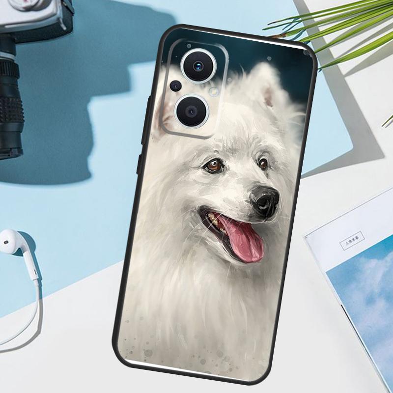 Japanese Spitz Dog Cover For OPPO Reno 14 F 13F 12F 11F 10 11 12 13 Pro 7 8 Lite OPPO Find X9 X5 X6 X8 Pro Case