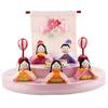 Ryukodo Small Ohana Hina Dolls Japanese and Princess Ornament (Ryukodo) (5 Dolls) 1-932 Goods/Hina Dolls/Doll Festival/Hina