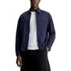 Calvin Klein Однотонная куртка с длинным рукавом и воротником-молнией, мужские куртки, темно-синие K10K112368-CHW