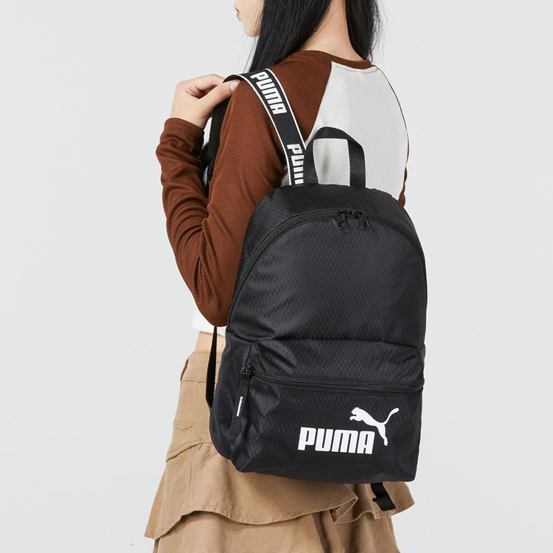 New PUMA Fabric Backpack Regular Women's Black 079852-01