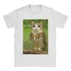 Мужская футболка Meowl Cat Owl Hi Vro Смешной Интернет-мем 100% Хлопок Топы Винтажные с коротким рукавом с круглым вырезом Большие размеры Футболок