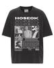 ХОСОК J-HOPE Bts Футболка Женская Мужская Подарки для Фанатов Хлопок Оверсайз Y2k Короткий Рукав Корейский Kpop Уличная Одежда Харадзюку Женская Одежда