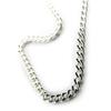 [C7470] - Серебряная цепочка 'Maille Curb' 55 см 2,1 мм