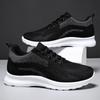 Men's Shoes Summer New Breathable Casual Single Shoes Flying Woven Men's Sports Shoes Lace-up Shoes