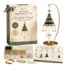 DIY Beading Projects for Teens Christmas Tree Beaded Ornament Kit, 3D Bead Craft Set, Seasonal Crafting Accessories Making Beginner Friendly