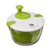 Salad Spinner Small Vegetable Dehydrator One-Hand Operation Lettuce Washer And Spinner with Serving Bowl 3.5L Fruit Drainer Salad Dryer for