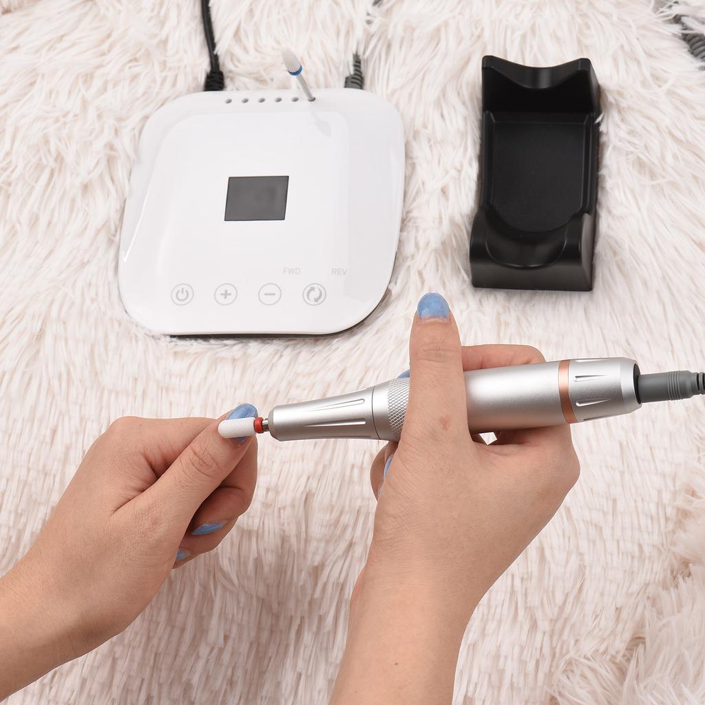 Nail Drill Machine Kit Electric Nail Drill Polish Kit 35000RPM Nail Drill Pen Nail File Manicure