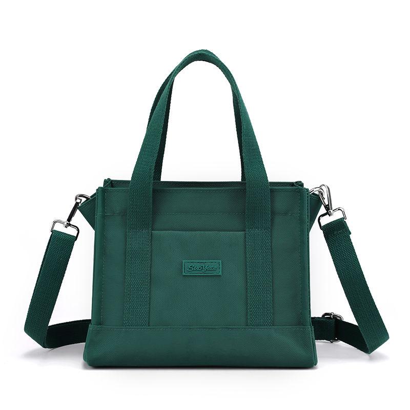 Маленькая женская большая сумка на молнии, холщовая женская сумка, холщовая маленькая сумка для покупок, портативная маленькая сумка для хранения книг для девочек