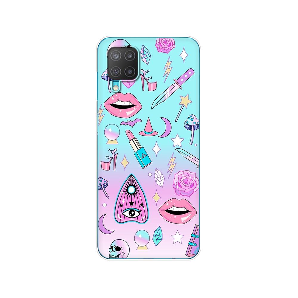 Чехол для Samsung M12, задняя крышка для телефона Samsung Galaxy M12 GalaxyM12 M 12 m127, мягкий чехол из ТПУ, силиконовый бампер, 6,5 дюйма