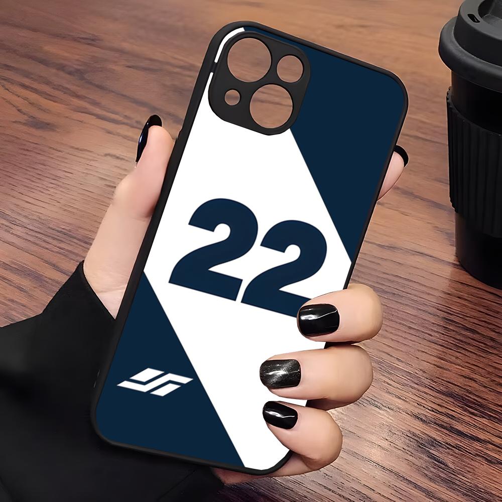 Чехол для телефона Yuki Tsunoda 22 Матовый Прозрачный Для Iphone 16 15 Max 14 13 Mini 12 Pro 7 8 11 XR Xs X Plus Задняя крышка