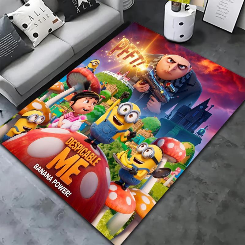 Despicable Minions Carpet Rug For Living Room Bedroom Home Sofa Decoration Kids Play Nonslip Floor Mat
