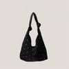 JIAERDI Retro Casual Bow Print Canvas Bag Purse Women Portable Large Capacity Tote Bag Female Shopping Canvas Shoulder Bags New