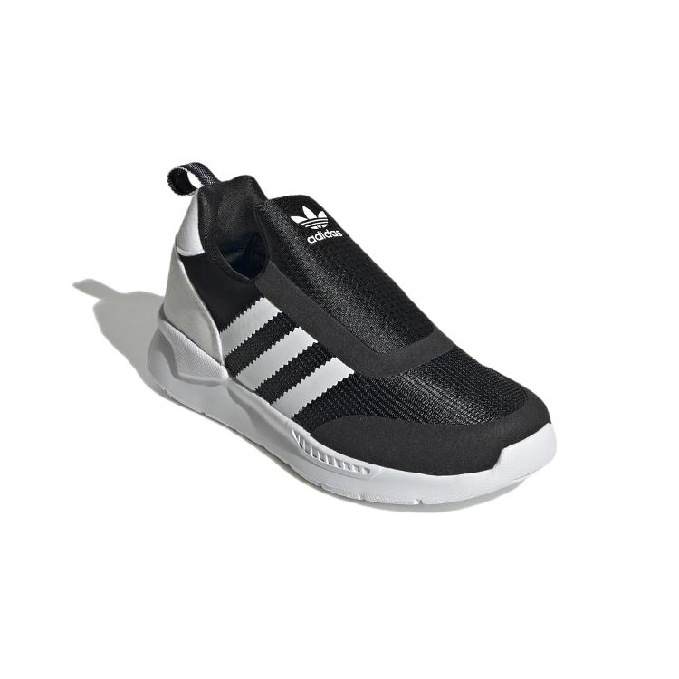 Adidas Originals ZX 360 Sports Slip Resistant Abrasion Resistant Kids Lifestyle Shoes Black Children Aged 3 7 Years Old GX3346