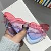 New Gradient Love Children'S Sunglasses Cute Super Cute Baby Sun Glasses