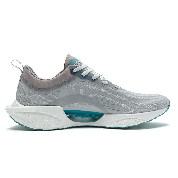 Li-Ning Суперлегкие кроссовки 18 для бега мужские кроссовки серо-синие ARMR007-7