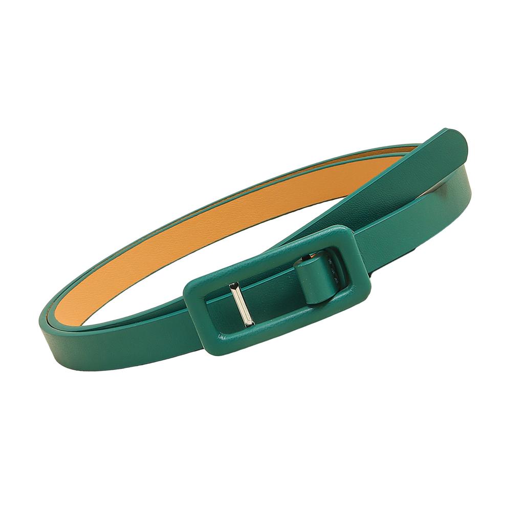 Стильный регулируемый пояс из искусственной кожи для женщин, легкий тонкий пояс для повседневного офисного дорожного наряда