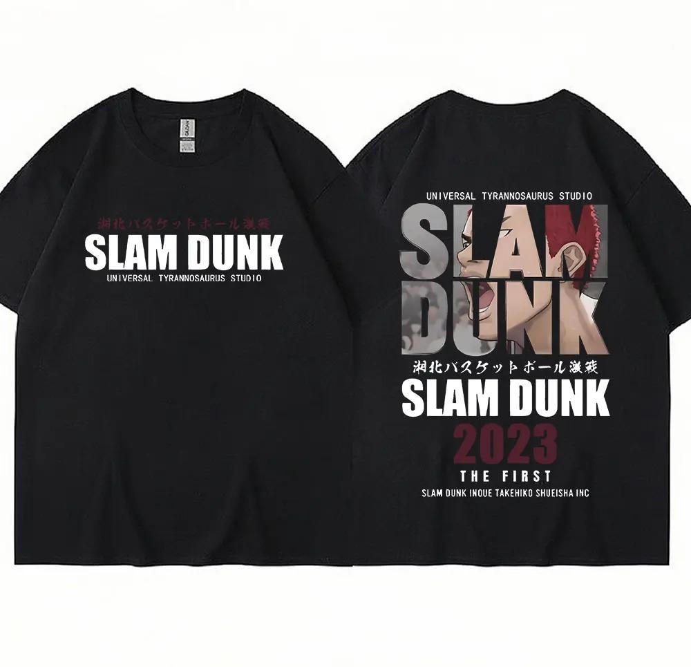 Новая футболка Футболка Slam Dunk Футболка Аниме Ryota Miyagi Футболки унисекс Женская баскетбольная команда Короткий рукав Оверсайз Корейская уличная одежда