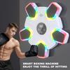 Music Boxing Machine Wall Mounted Bluetooth-compatible Electronic Smart LED Boxing Training Target Punching Pad Home Gym Workout Equipment